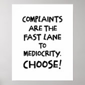 Inspiration Wall Art - Wählen Sie aus! Keine weite Poster (Vorne)