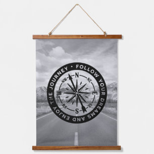 Inspiration Wall Art Wandteppich Mit Holzrahmen