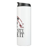 Inspiration "Warten Sie nicht auf die Gelegenheit, Thermosbecher (Nach rechts gedreht)