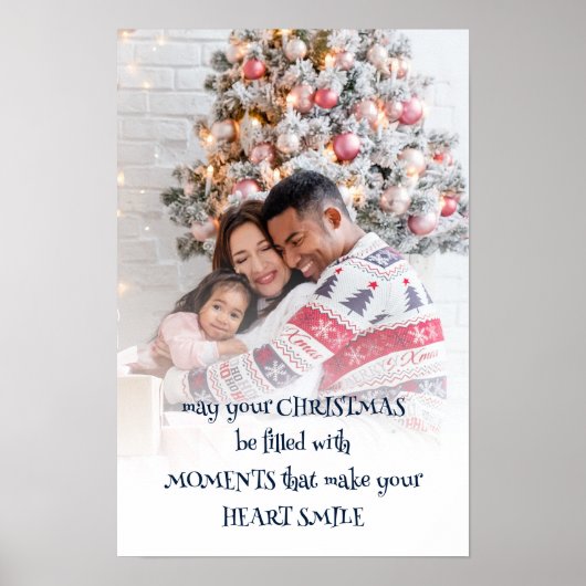Inspiration Weihnachtsangebot Foto Overlay Poster (Vorne)