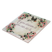 Inspiration, wenn Sie träumen, es Aquarell Fliese (Seite)