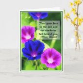 Inspiration - Winden-Gruß-Karte Karte (Gelbe Blume)