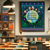 Inspiration: Wir sind das Weltkids-Zitat Poster