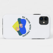 Inspiration: Wir stehen mit der Ukraine Case-Mate iPhone Hülle (Rückseite (Horizontal))
