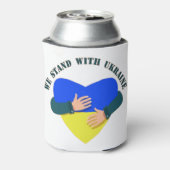 Inspiration: Wir stehen mit der Ukraine Dosenkühler (Kanne Rückseite)