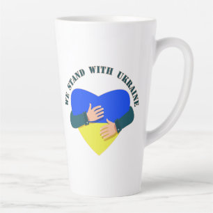 Inspiration: Wir stehen mit der Ukraine Milchtasse