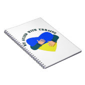 Inspiration: Wir stehen mit der Ukraine Notizblock (Rechte Seite)