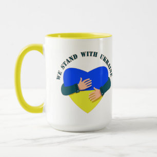 Inspiration: Wir stehen mit der Ukraine Tasse