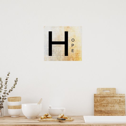 Inspiration Word Art Poster (Küche)