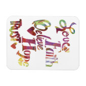 Inspiration Word Collage Magnet (Horizontal)