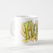 Inspiration Word Heels Art Tasse (Vorderseite Links)