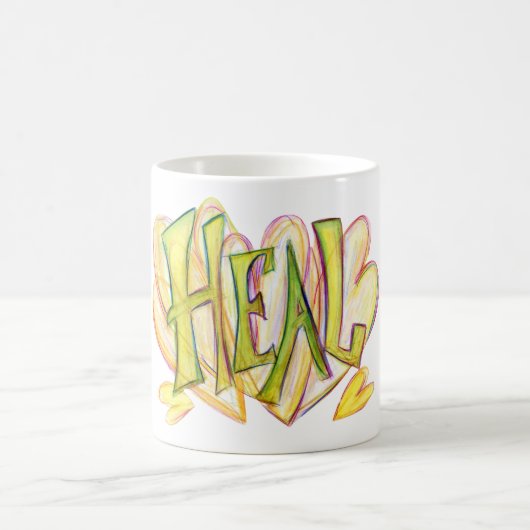 Inspiration Word Heels Art Tasse (Mittel)