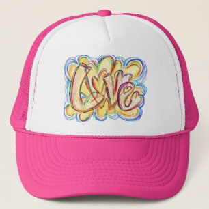 Inspiration Word Liebe Art Hat Truckerkappe