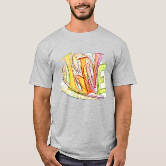 Inspiration Word Live Art Tye Dye Shirt (Vorderseite)