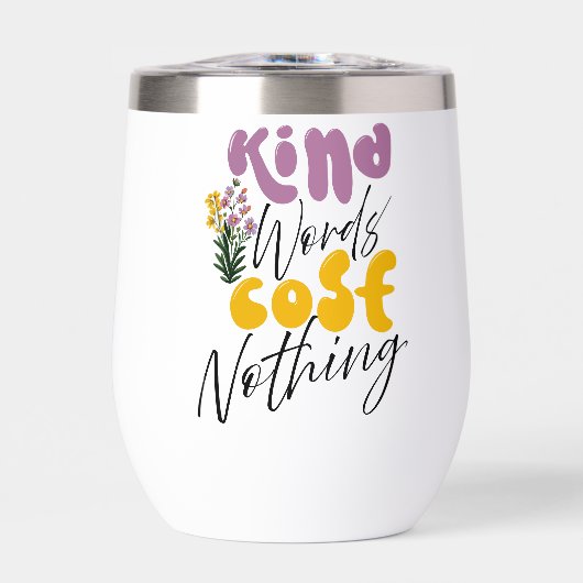 Inspiration Wörter "freundliches Wort kostet nicht (Vorderseite)