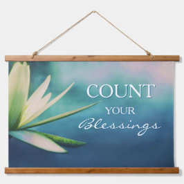 Inspiration zählt Ihre Segen-Wand Wandteppich Mit Holzrahmen
