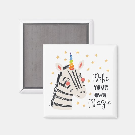 Inspiration Zebri-corn Magnet (Vorderseite/Rückseite)