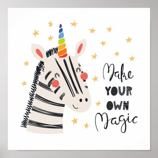 Inspiration Zebri-corn Poster (Vorne)