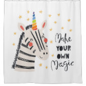 Inspiration Zebri-Mais Duschvorhang (Vorderseite)