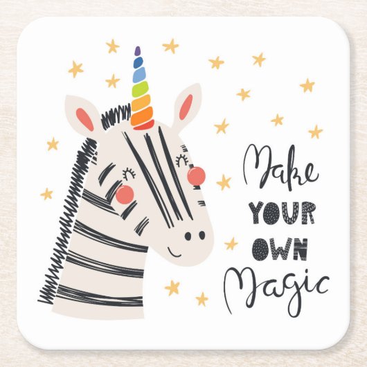 Inspiration Zebri-Mais Rechteckiger Pappuntersetzer (Vorderseite)