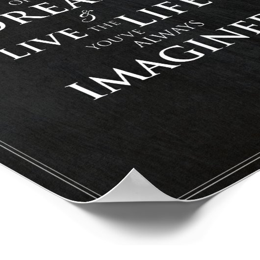 Inspiration Zitat 8 "x10" Kunstdrucke Poster (Ecke)