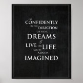 Inspiration Zitat 8 "x10" Kunstdrucke Poster (Vorne)