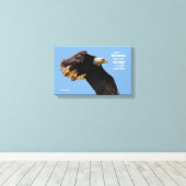 Inspiration Zitat Adler im Flug Leinwanddruck (Insitu (Holzboden))