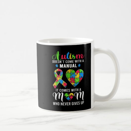 Inspiration Zitat Autismus Mama Shirt Autismus Awa Kaffeetasse (Rechts)