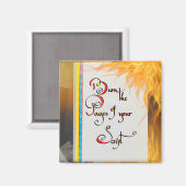 Inspiration Zitat Brennen Sie die Seiten Ihres Skr Magnet (Vorderseite/Rückseite)