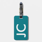 Inspiration Zitat, damit das Abenteuer beginnt Gepäckanhänger (Rückseite vertikal)