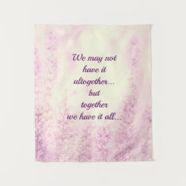 Inspiration-Zitat-Design Wandteppich