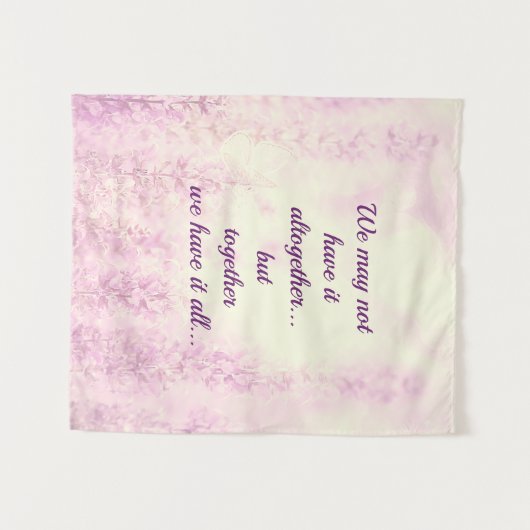 Inspiration-Zitat-Design Wandteppich (Vorderseite (Horizontal))