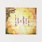 Inspiration-Zitat-Design Wandteppich (Vorderseite (Horizontal))