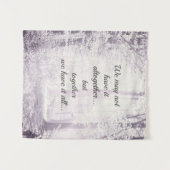 Inspiration-Zitat-Design Wandteppich (Vorderseite (Horizontal))