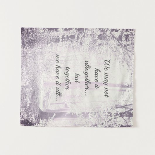 Inspiration-Zitat-Design Wandteppich (Vorderseite (Horizontal))