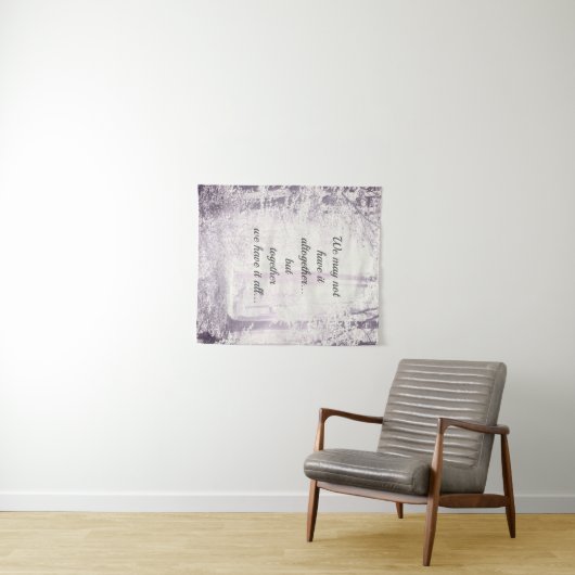 Inspiration-Zitat-Design Wandteppich (Beispiel (Horizontal))