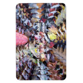 Inspiration Zitat Echos Premium Flexi Magnet (Vertikal)