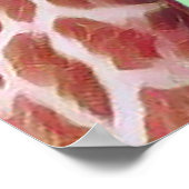 Inspiration Zitat Emerson Be Albern Spaß Giraffe Poster (Ecke)