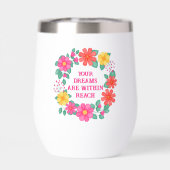 Inspiration Zitat erstellen Sie Ihre eigene Blüte (Rückseite)