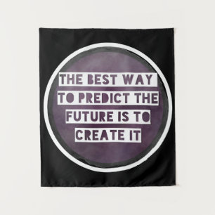 Inspiration Zitat erstellen Zukunftsband Wandteppich