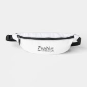 Inspiration Zitat Fanny Pack Bauchtasche (Vorderseite)