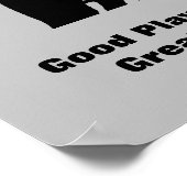 Inspiration Zitat Football Inspirier Team Poster (Ecke)