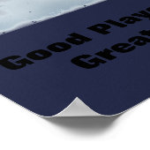 Inspiration Zitat Football Inspirier Team Poster (Ecke)