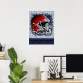 Inspiration Zitat Football Inspirier Team Poster (Heimbüro)