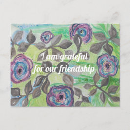 Inspiration Zitat-Freundschaft Postkarte