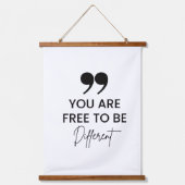 Inspiration Zitat Holzklappwand Wandteppiche (Vorderseite)