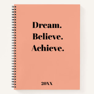 Inspiration Zitat-Journal und Planerdesign Notizblock