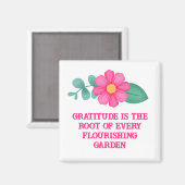 Inspiration Zitat kreieren Sie Ihre eigene rosa Bl Magnet (Vorderseite/Rückseite)