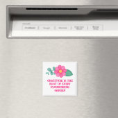 Inspiration Zitat kreieren Sie Ihre eigene rosa Bl Magnet (In Situ (Geschirrspüler))