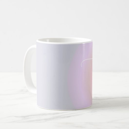 Inspiration Zitat Lavendel ist ein Engel Grafik Kaffeetasse (Vorderseite Links)